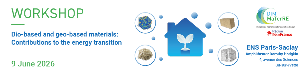 Matériaux biosourcés et géosourcés : Contributions à la transition énergétique>